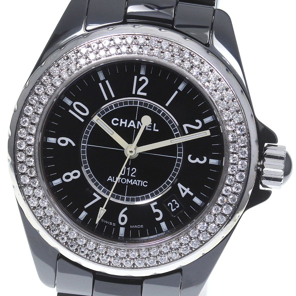 CHANEL J12 H0950 diamond bezel date black Dial Automatic Men's Watch_709501
