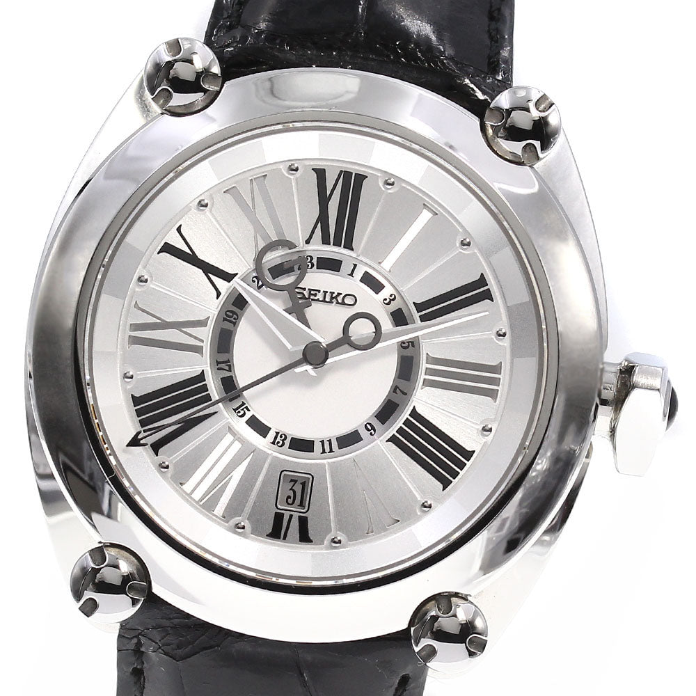 SEIKO Galante mechanical SBLM001 GMT Silver Dial Automatic Men's Watch_710432