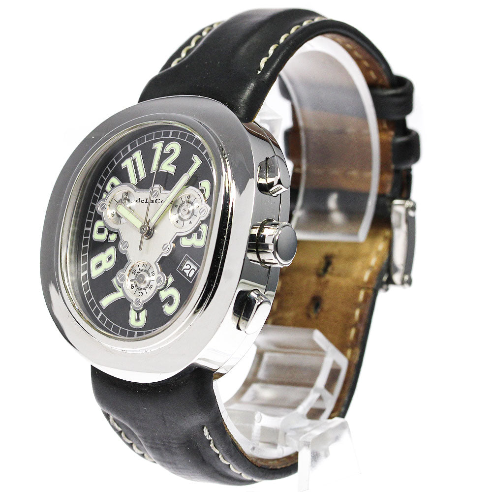 deLaCour MAXIMUS Chronograph Date black Dial Quartz Men's Watch_710582