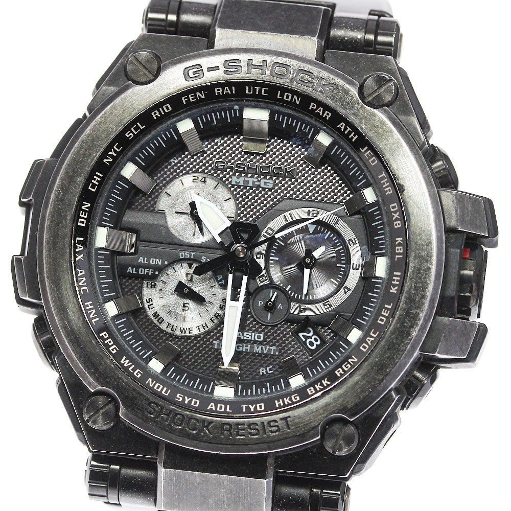 CASIO G-SHOCK MTG-S1000V-1AJF Date black Dial Solar Powered Radio Men's_713786