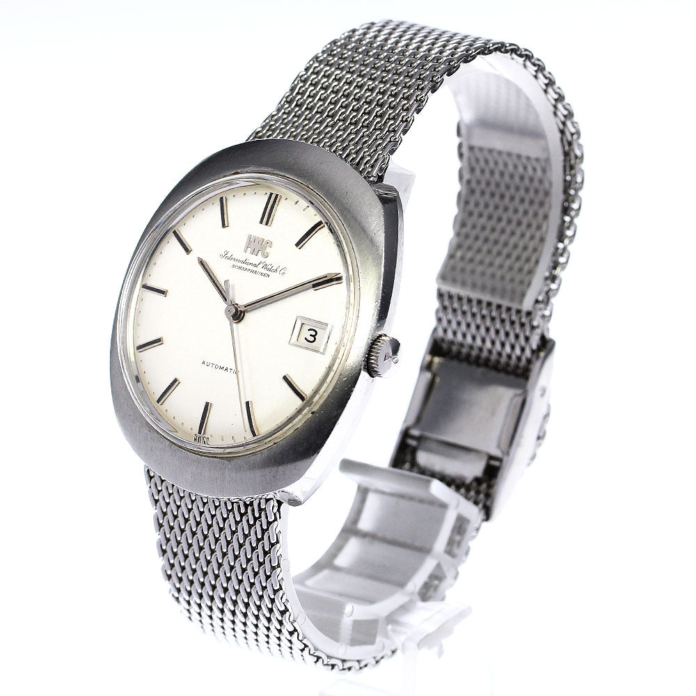 IWC SCHAFFHAUSEN Old Inter Date Silver Dial Automatic Men's Watch_714553