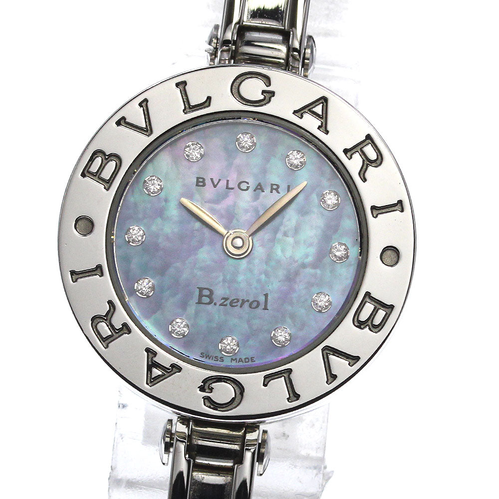 BVLGARI B-zero1 BZ22S 12P Diamond S Blue shell Dial Quartz Ladies Watch_714757