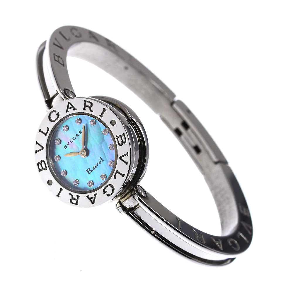 BVLGARI B-zero1 BZ22S 12P Diamond S Blue shell Dial Quartz Ladies Watch_714757