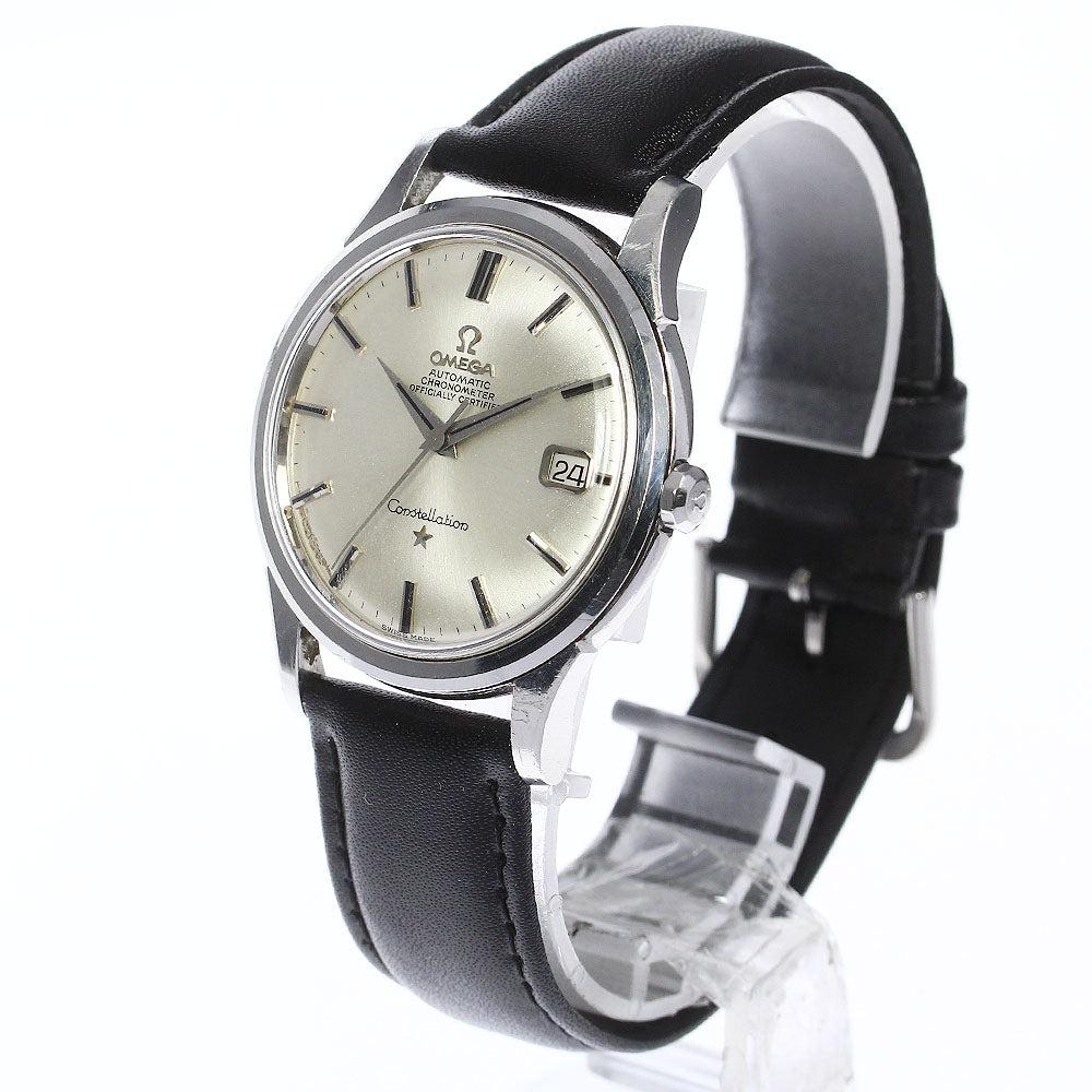 OMEGA Constellation 37mm 166.001 Cal.561 Date Big Case Silver Dial Automatic Men's Watch_714844