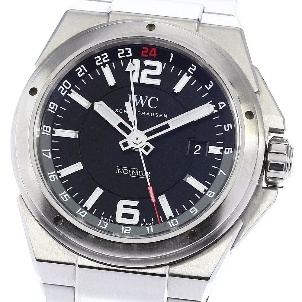 IWC SCHAFFHAUSEN Ingenieur dual time IW324402 GMT Automatic Men's Watch_714896
