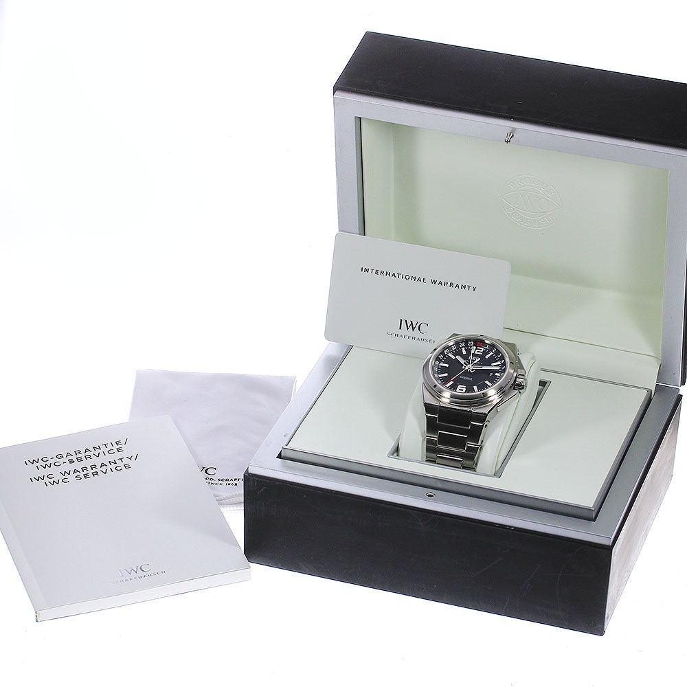 IWC SCHAFFHAUSEN Ingenieur dual time IW324402 GMT Automatic Men's Watch_714896
