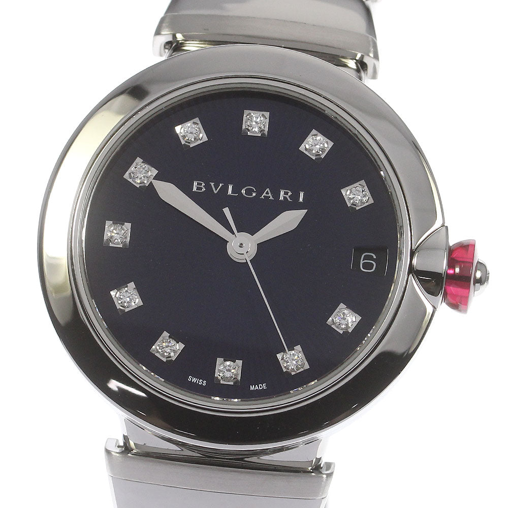 BVLGARI Le chair LU33C3SSD/11 Date 11P diamond Automatic Ladies_715025