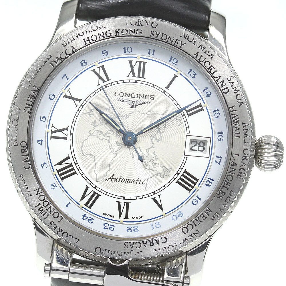 LONGINES Lindberg L2.610.4 GMT date Automatic Men's Watch_715849