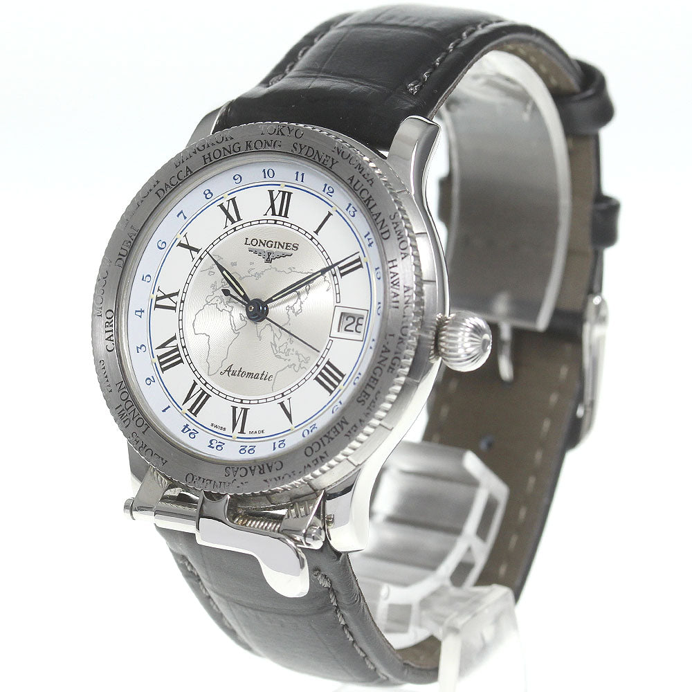 LONGINES Lindberg L2.610.4 GMT date Automatic Men's Watch_715849