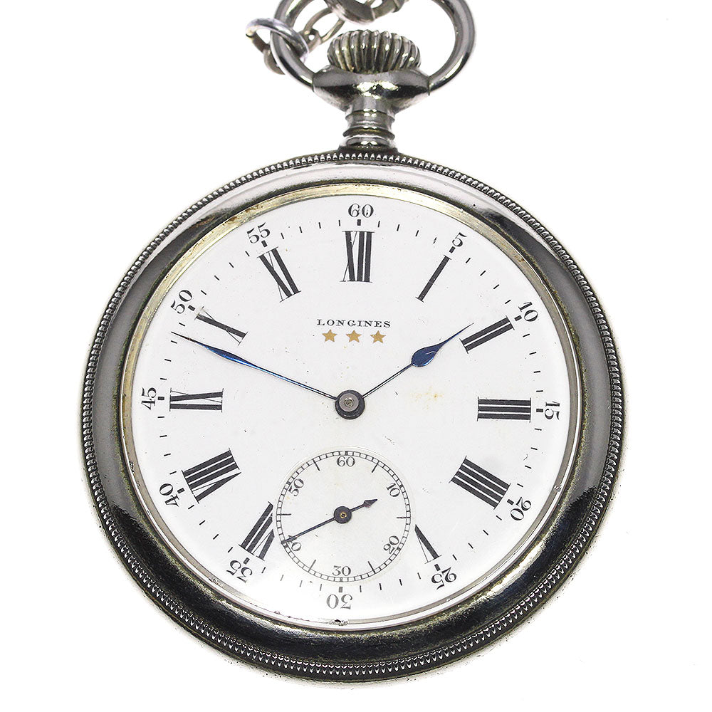 LONGINES Pocket watch Small seconds white Dial Hand Winding Men's Pocket watch_715900