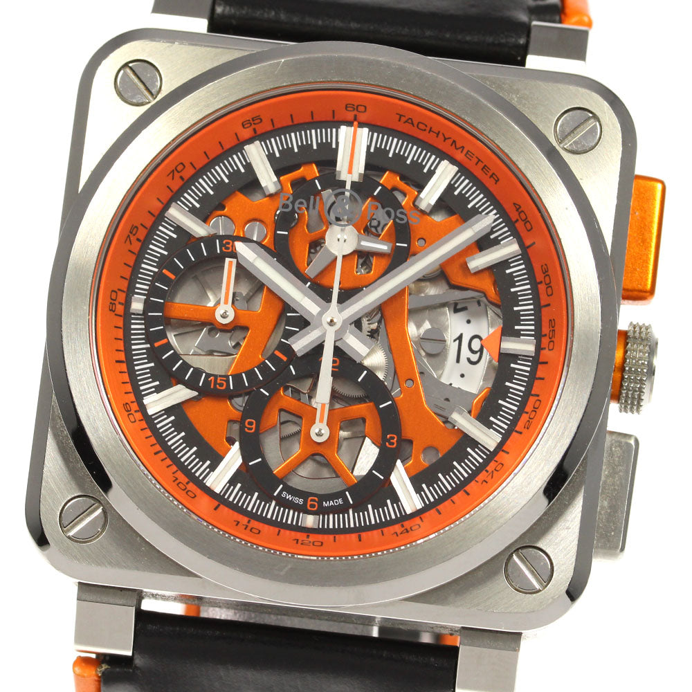 Bell＆Ross BR03 BR03-94-AERO-GT-ORENGE Limited to 500 Aero GTs Men's_716781