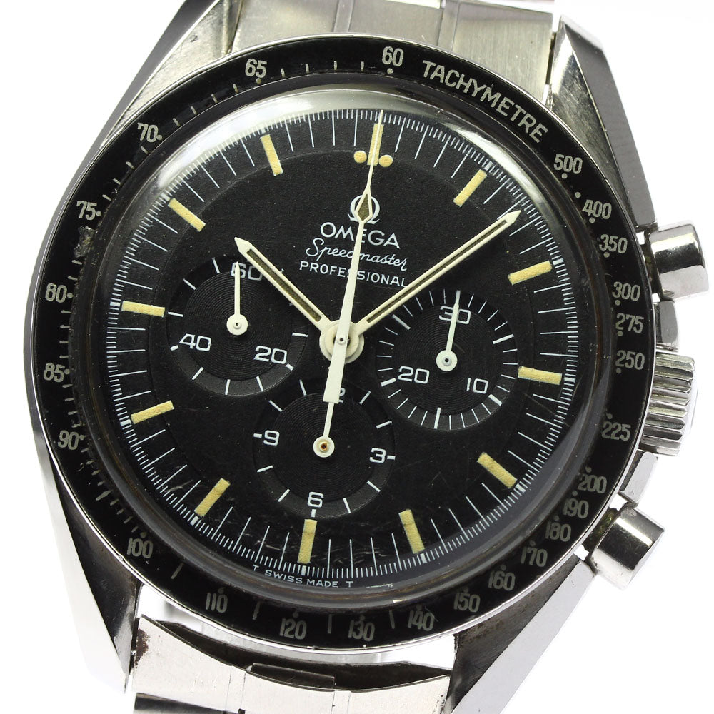 OMEGA Speedmaster Professional ref.145.022 ST71 Chronograph R Cal.861 Vintage black Dial Hand Winding Men's Watch_717211