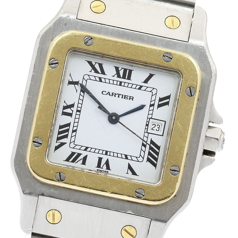 CARTIER Santos GalbeeLM 81036288 Date white Dial Automatic Men's Watch_719104