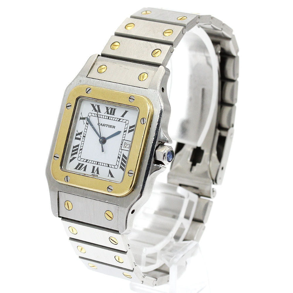 CARTIER Santos GalbeeLM 81036288 Date white Dial Automatic Men's Watch_719104