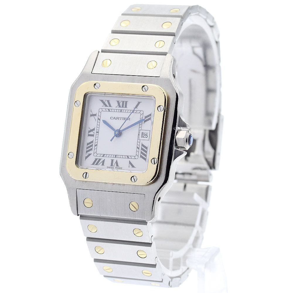 CARTIER Santos GalbeeLM 81036288 Date white Dial Automatic Men's Watch_719276