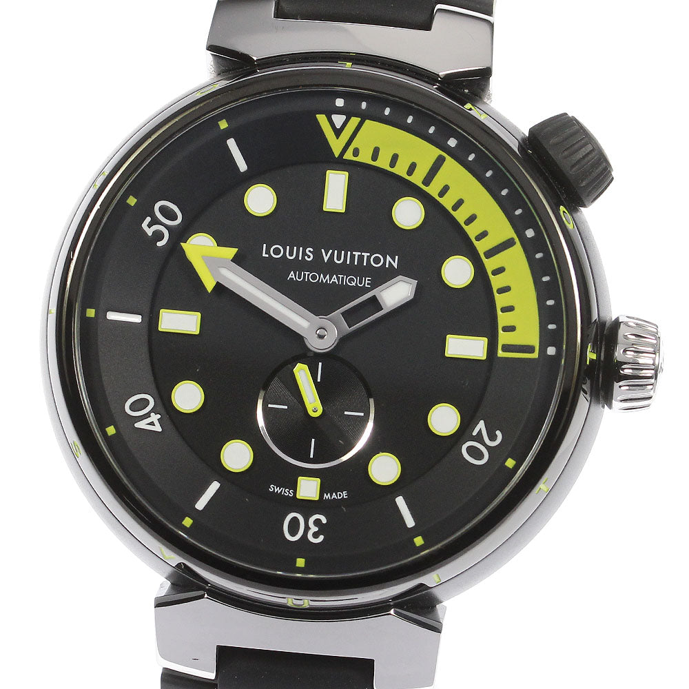 LOUIS VUITTON Tambour Street Diver QA122Z Small seconds AT Men's Watch_719437