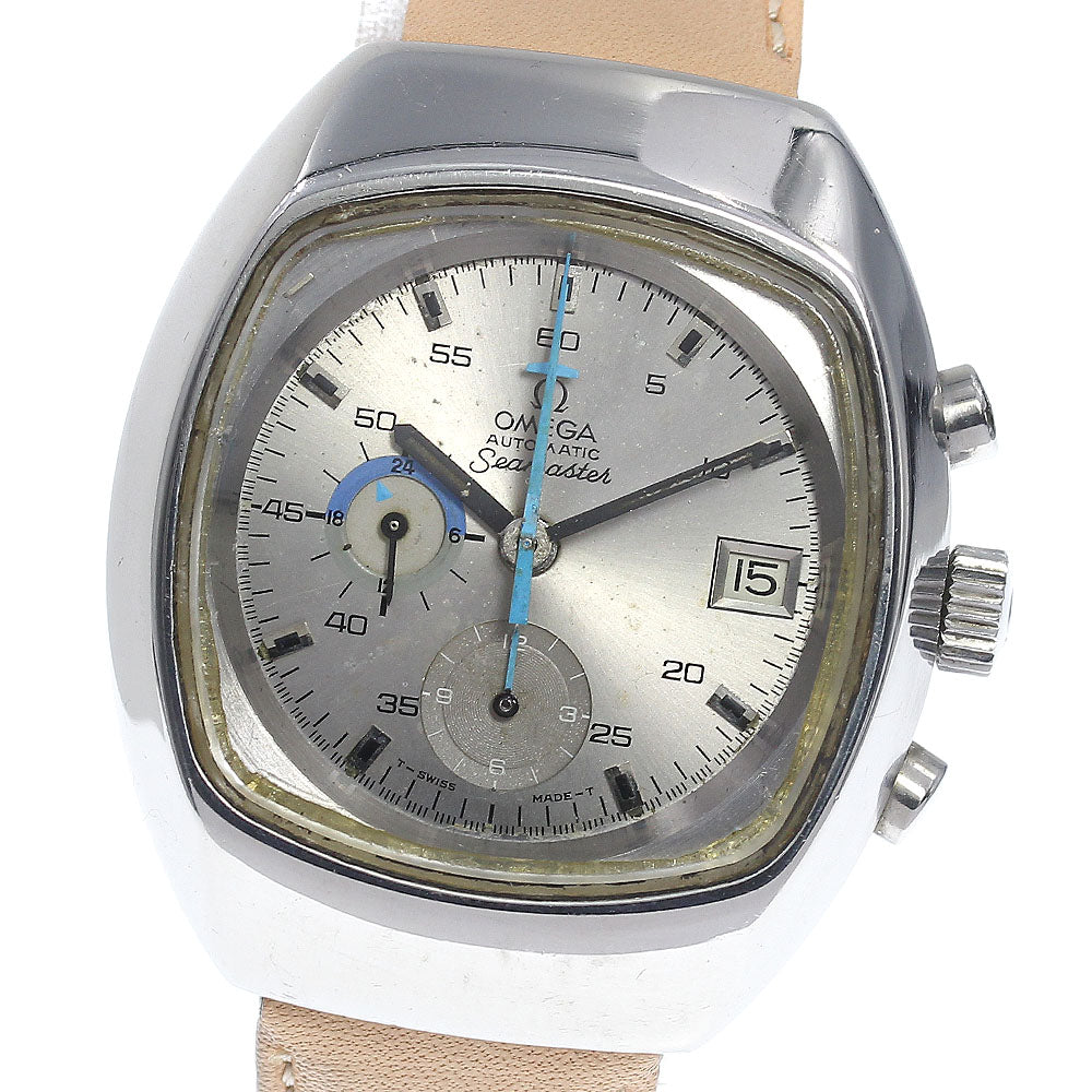 OMEGA Seamaster Ref.176005 Chronograph Cal.1040 Silver Dial Automatic Men's Watch_719532