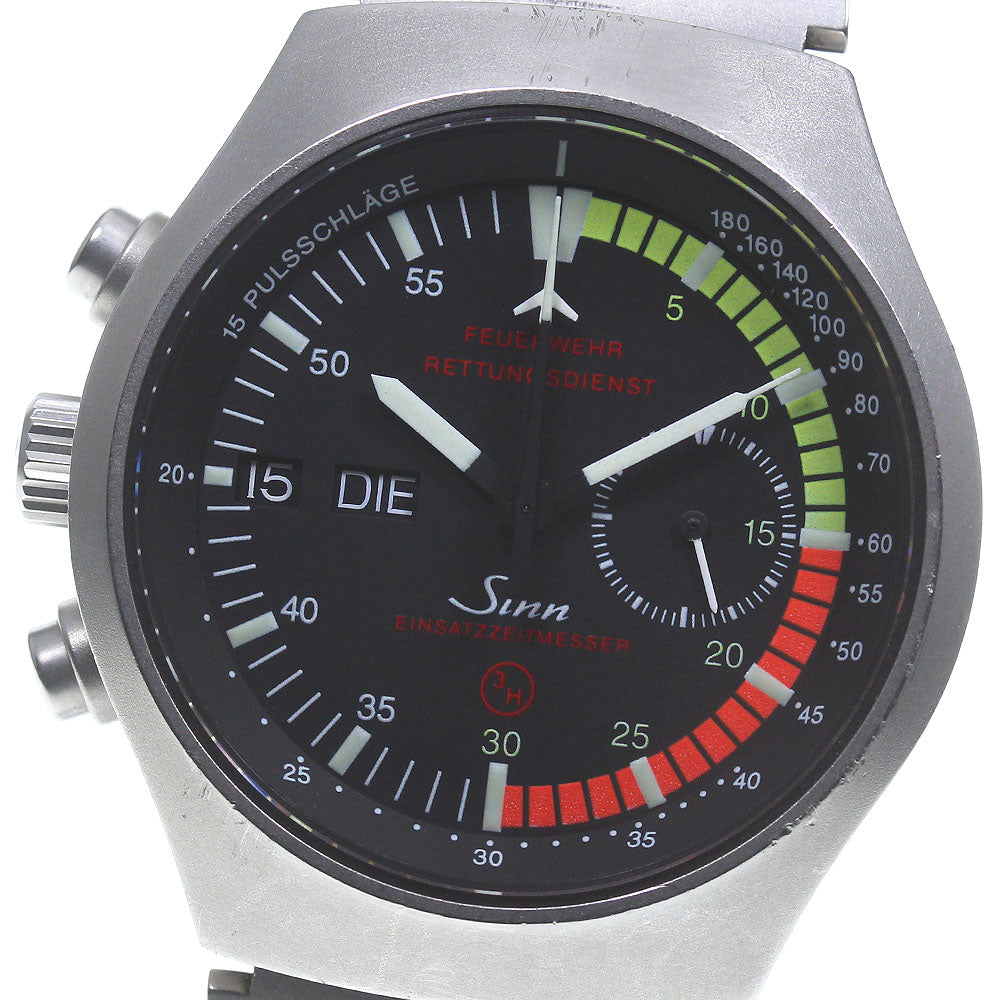 Sinn 157.EZM-4 Chronograph day-date black Dial Automatic Men's Watch_719618