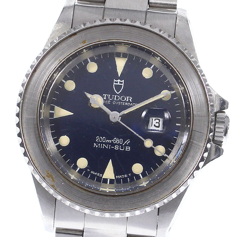 TUDOR Prince Oyster Date Mini Sub 73090 Cal.2671 black Dial Automatic Boy's Watch_721149