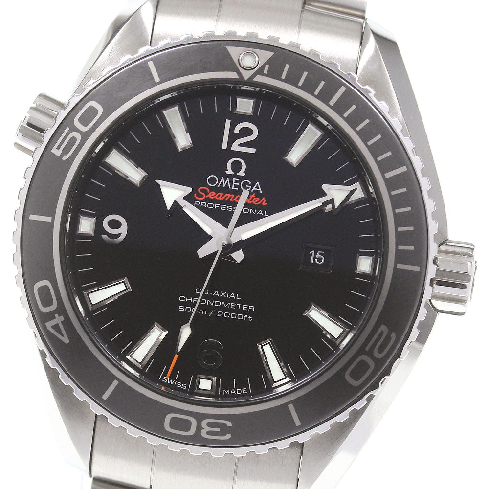 OMEGA Seamaster Planet Ocean 232.30.38.20.01.001 Date black Dial Automatic Boy's Watch_721222