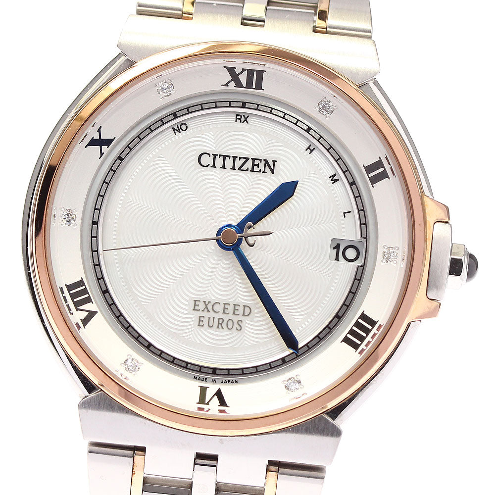 CITIZEN Exceed H111-T020763 / AS7076-51A Solar Powered Radio Men's Watch_721785