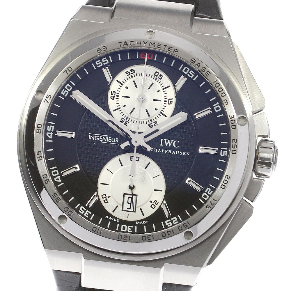 IWC SCHAFFHAUSEN Big ingenieur IW378401 Chronograph black Dial Automatic Men's Watch_721994