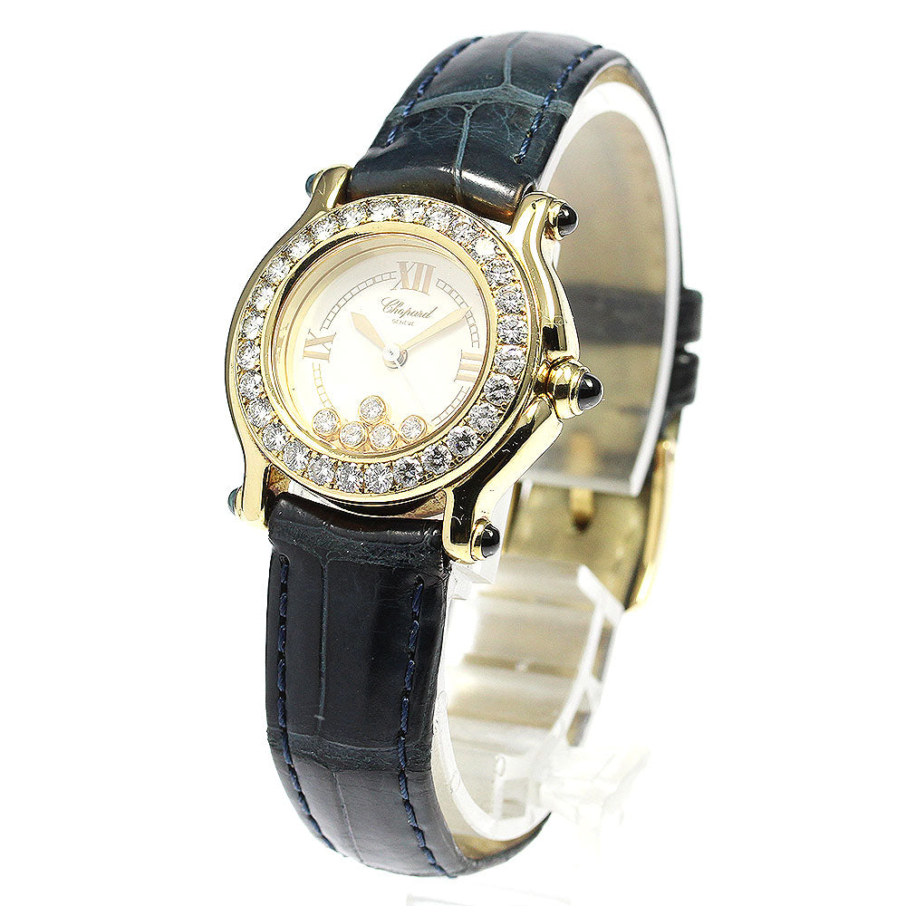 Chopard Happy sports 27/6149-23/11 18KYG diamond Bezel 5P Quartz Ladies_722028