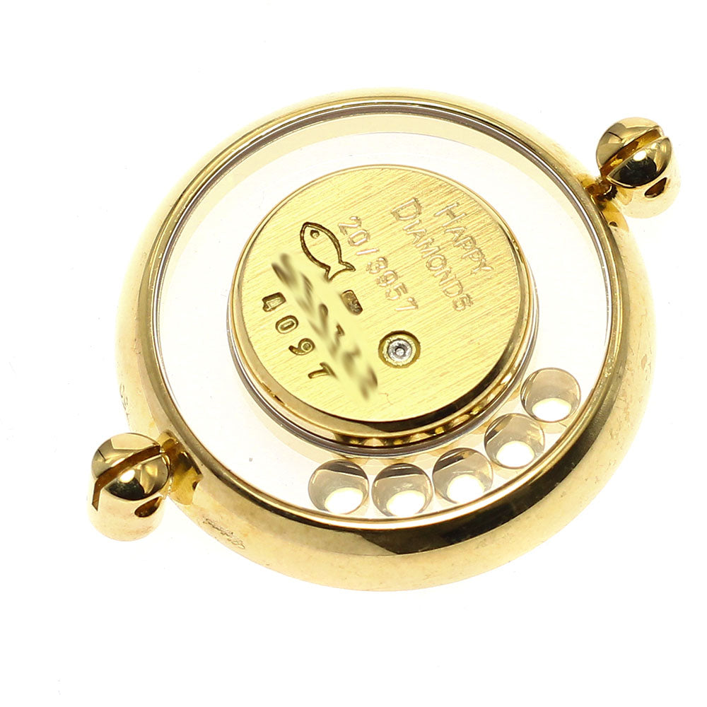 Chopard Happy diamond 20/3957 K18YG diamond bezel gold Dial Quartz Ladies Watch_722714