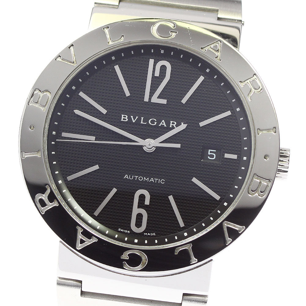 BVLGARI BVLGARIBVLGARI BB42SSAUTO Date black Dial Automatic Men's Watch_722750