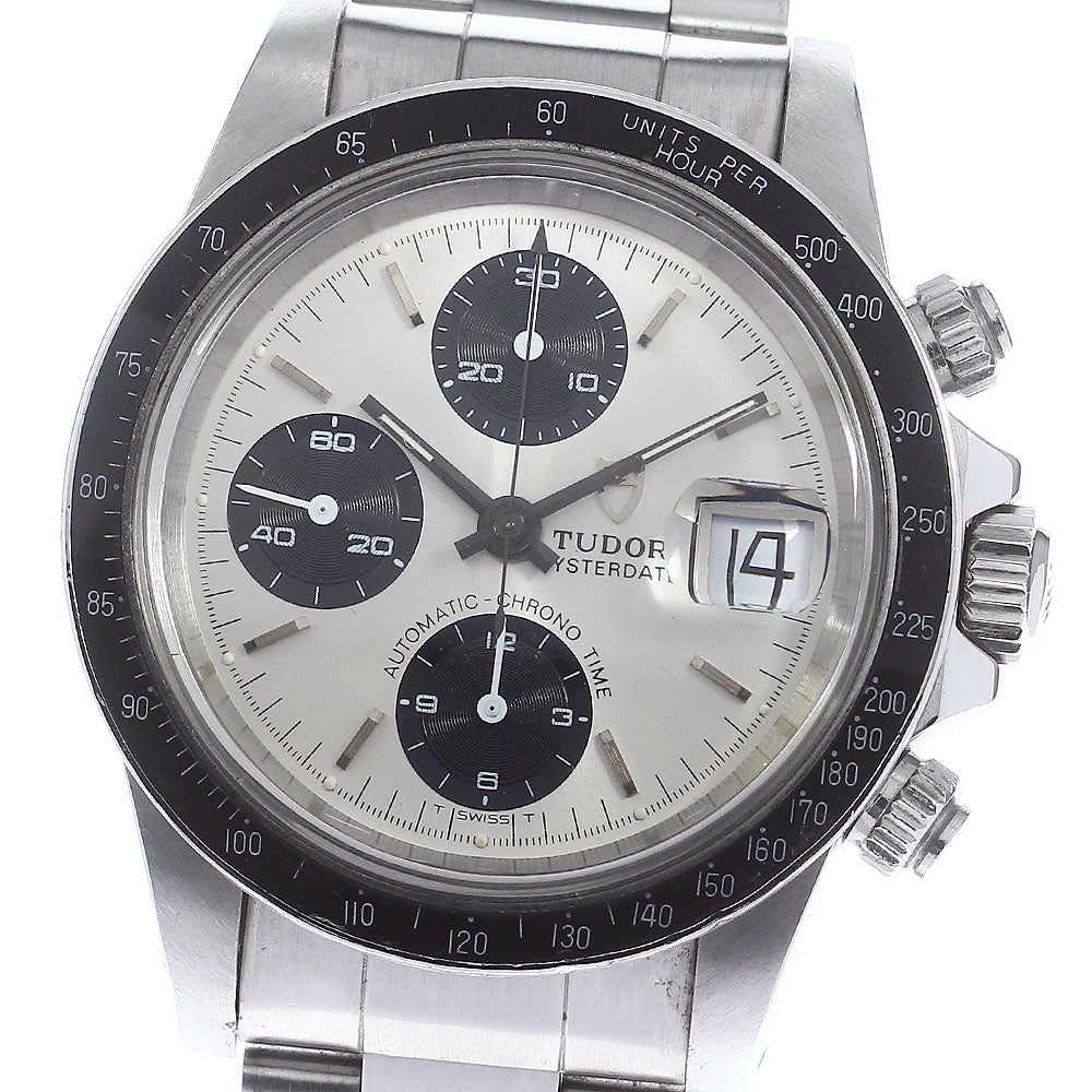 TUDOR Oyster Date Chronotime 94200 Cal.7750 Silver Dial Automatic Men's_723097