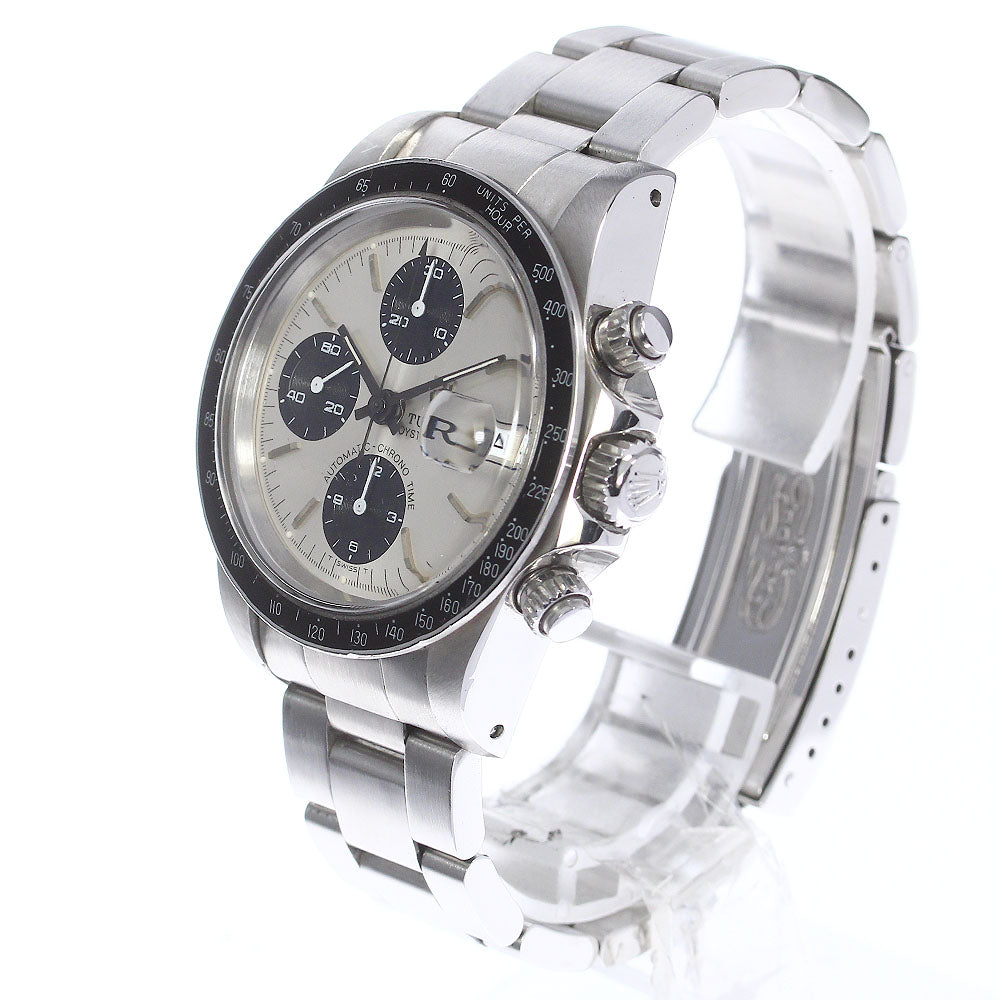 TUDOR Oyster Date Chronotime 94200 Cal.7750 Silver Dial Automatic Men's_723097