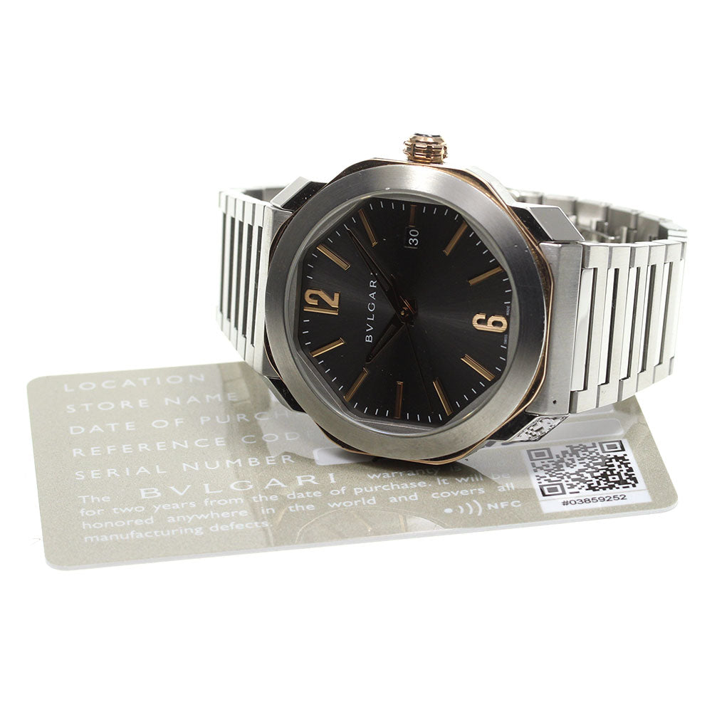 BVLGARI Octoma OCP41SG Date Silver Dial Automatic Men's Watch_723101
