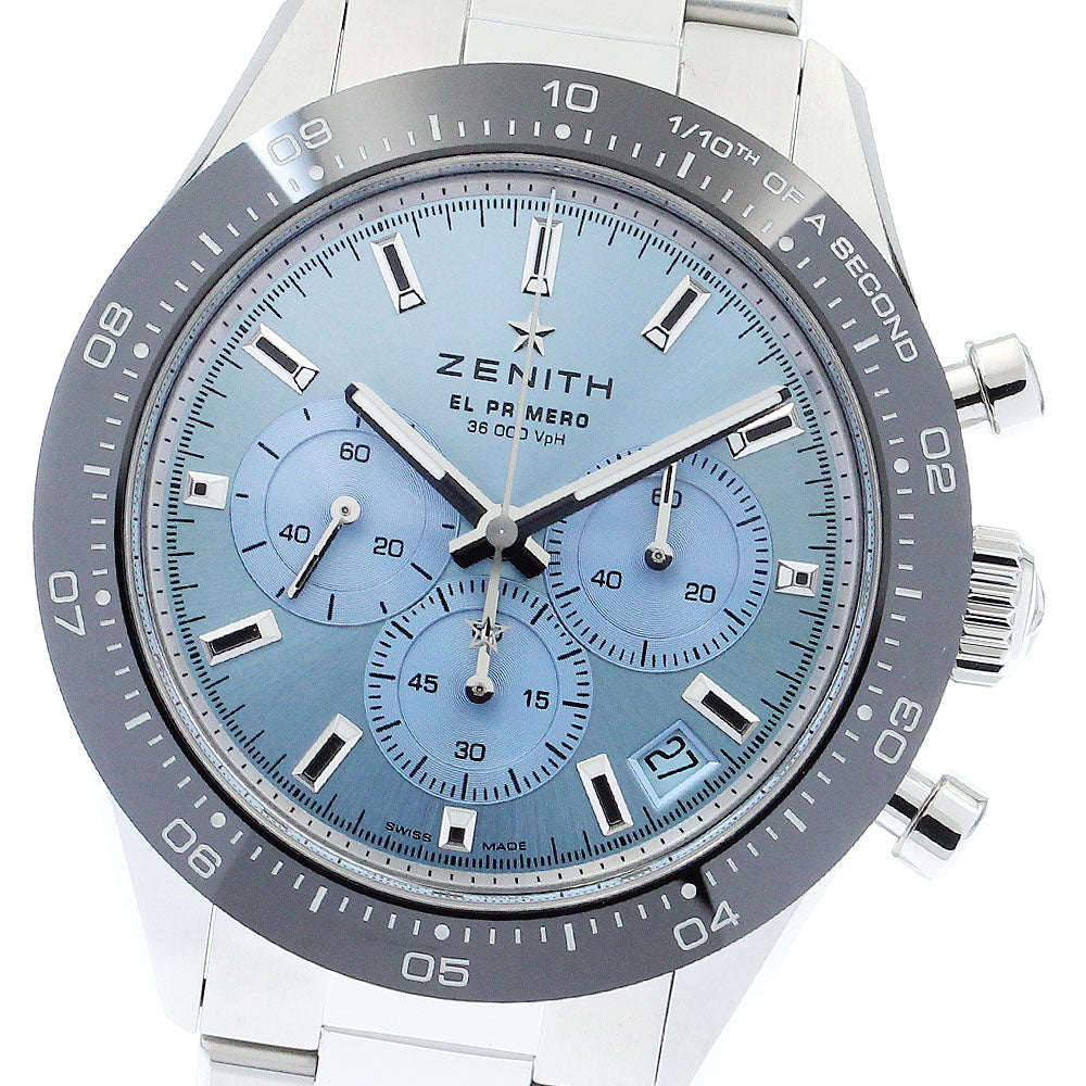 ZENITH Chronomaster Sport 03.3105.3600 Date Ice blue Dial Automatic Men's_723195