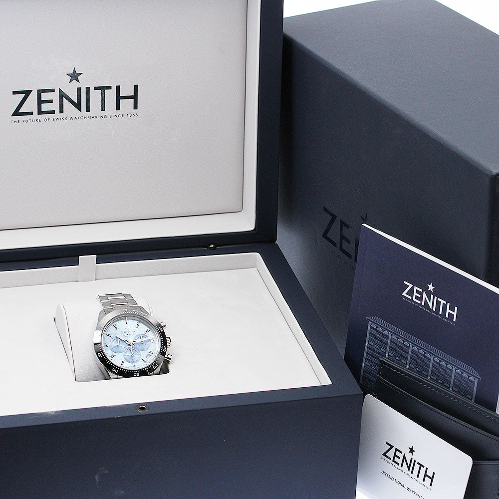 ZENITH Chronomaster Sport 03.3105.3600 Date Ice blue Dial Automatic Men's_723195
