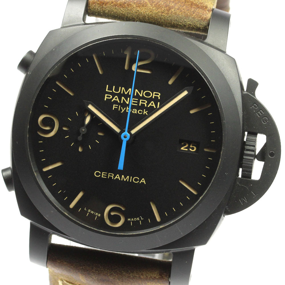 PANERAI Luminor 1950 Chrono Flyback PAM00580 Date Automatic Men's Watch_723466