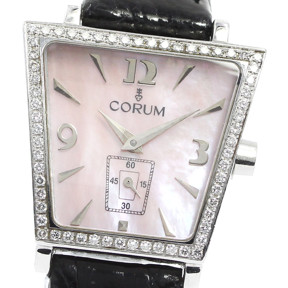 CORUM Trapeze 105.404.47 Diamond Bezel Small Second Quartz Ladies_730519