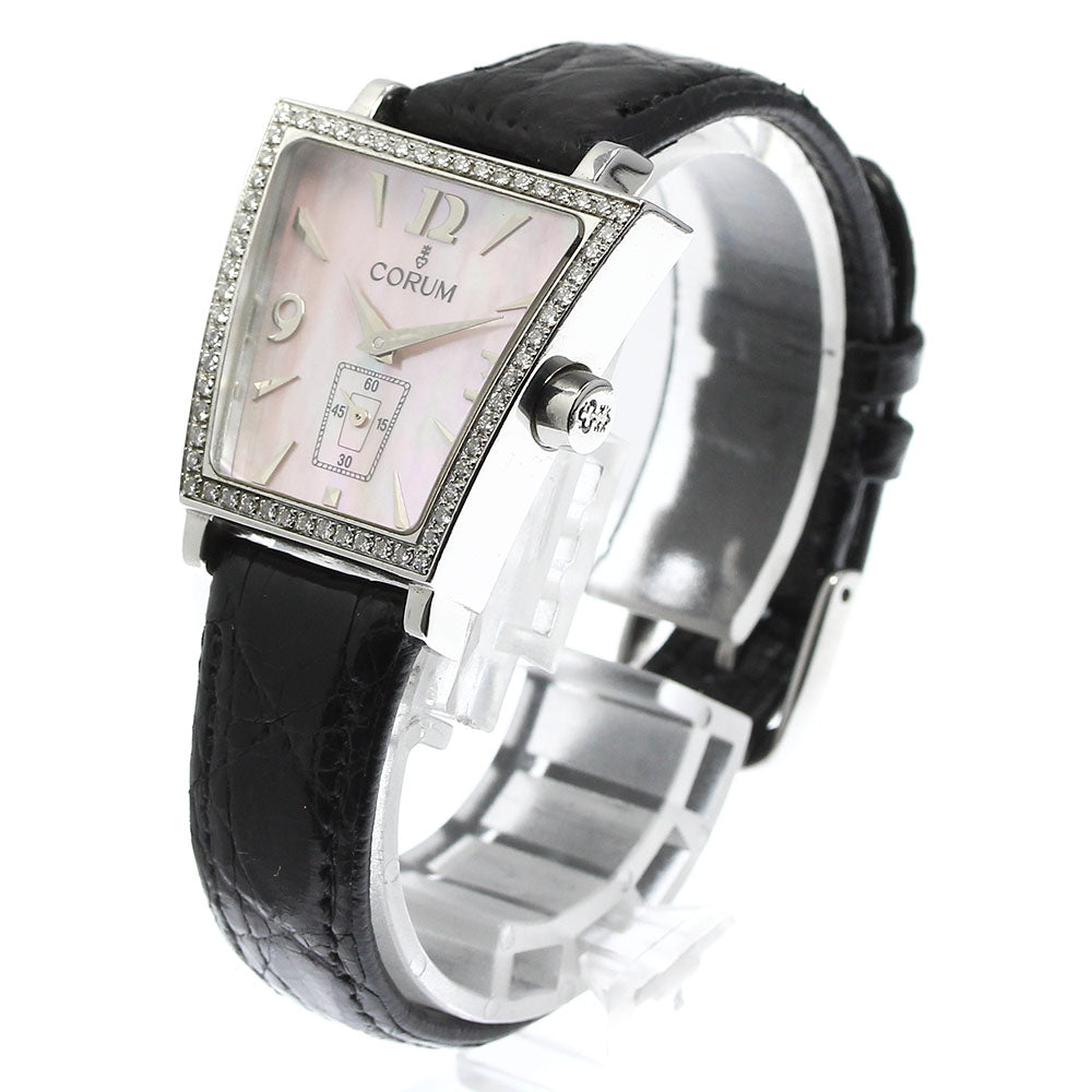CORUM Trapeze 105.404.47 Diamond Bezel Small Second Quartz Ladies_730519