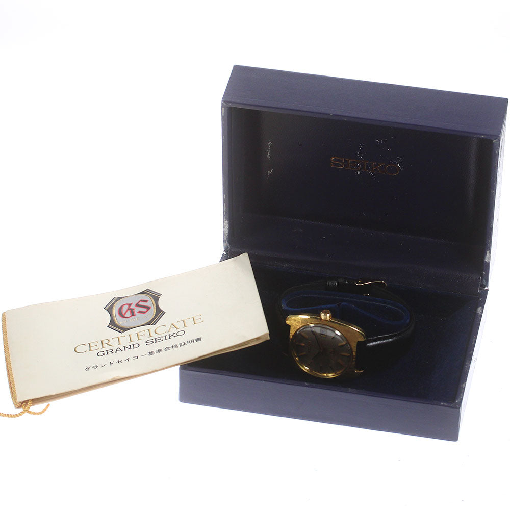 SEIKO Grand Seiko 4522-8010 Hi-Beat K18YG Cal.4522A Hand Winding Men's_730765