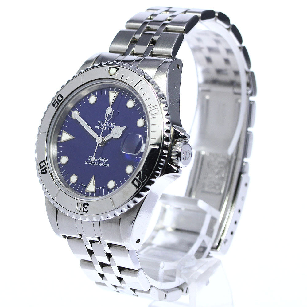 TUDOR Prince Date Submariner 75190 Cal.2824-2 blue Dial Automatic Boy's_731079