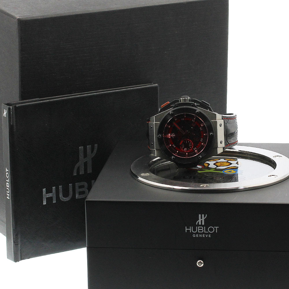 HUBLOT King Power UEFA Euro 2012 716.NM.1129.RX.EUR12 Chronograph Date skeleton Dial Automatic Men's Watch_731085