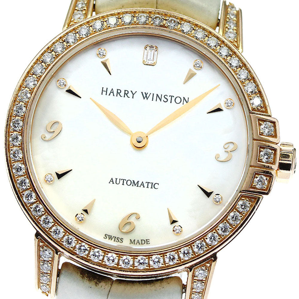 HARRY WINSTON Midnight MIDAHM29RR001 K18RG Diamond Bezel Automatic Ladies_732444
