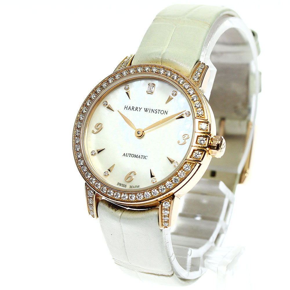 HARRY WINSTON Midnight MIDAHM29RR001 K18RG Diamond Bezel Automatic Ladies_732444