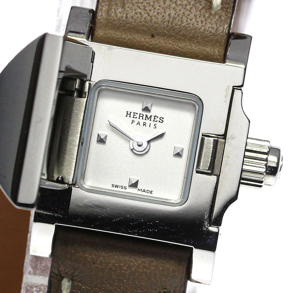 HERMES Minimedore ME2.110 Double Tour Silver Dial Quartz Ladies Watch_732663