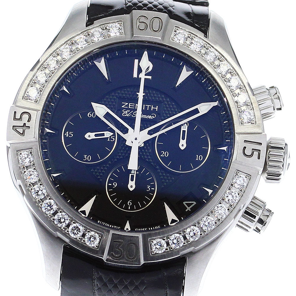 ZENITH Defy Classic Chronograph 03/16.0506.4000 Diamond Bezel AT Men's_733556