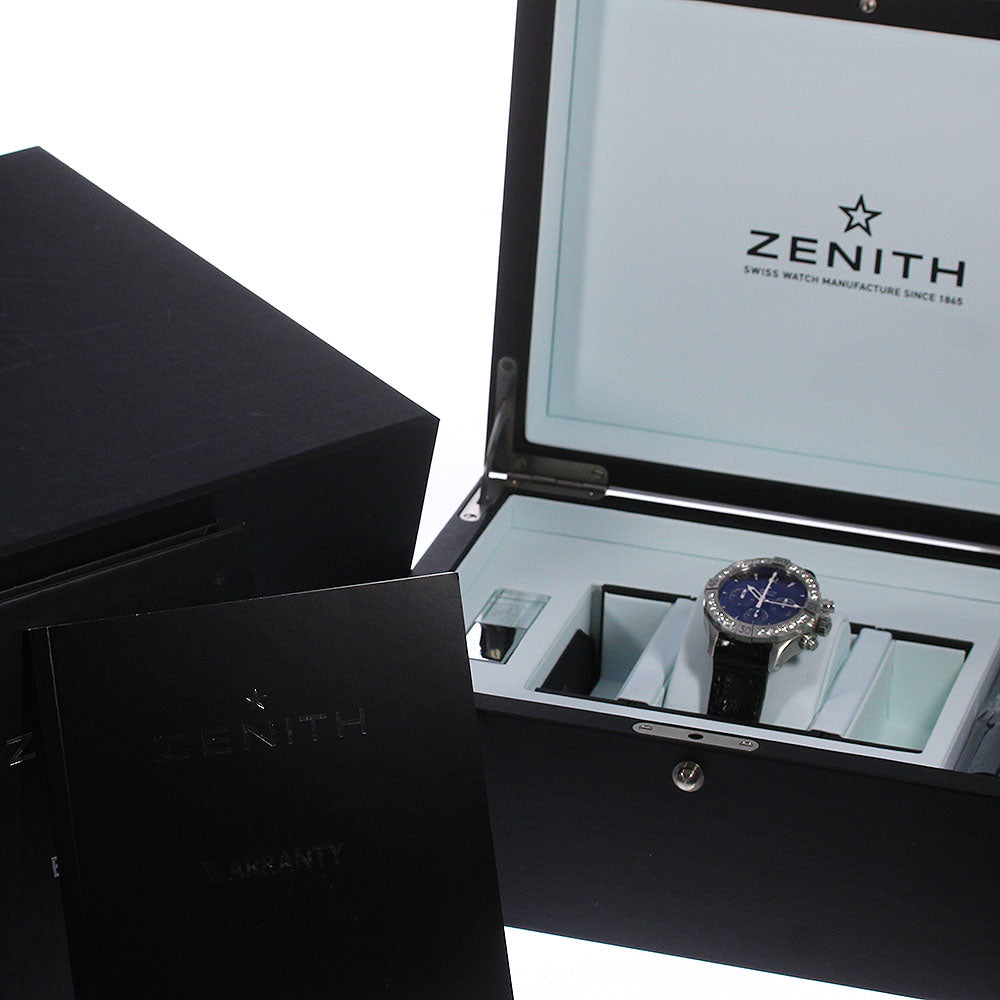 ZENITH Defy Classic Chronograph 03/16.0506.4000 Diamond Bezel AT Men's_733556