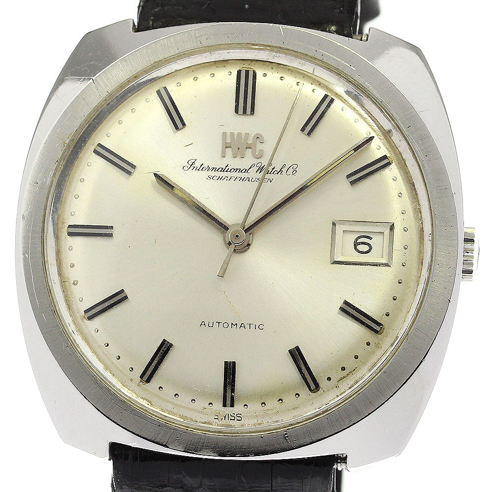 IWC SCHAFFHAUSEN Old Interdate Silver Dial Automatic Men's Watch_733654