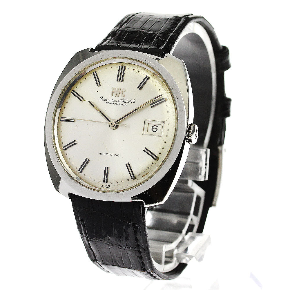 IWC SCHAFFHAUSEN Old Interdate Silver Dial Automatic Men's Watch_733654