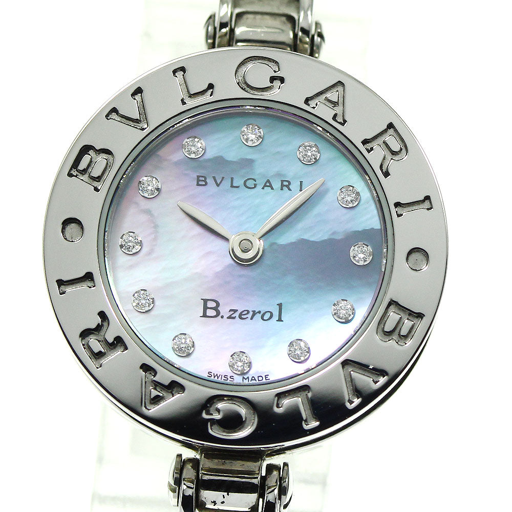 BVLGARI B-zero1 BZ22S 12P Diamond M Blue shell Dial Quartz Ladies Watch_734046