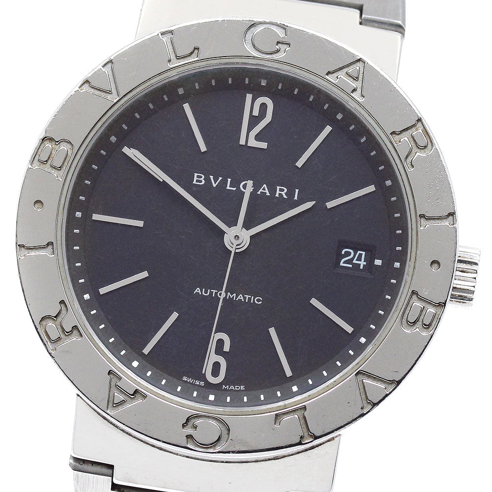 BVLGARI BVLGARIBVLGARI BB38SSAUTO Date black Dial Automatic Men's Watch_737508