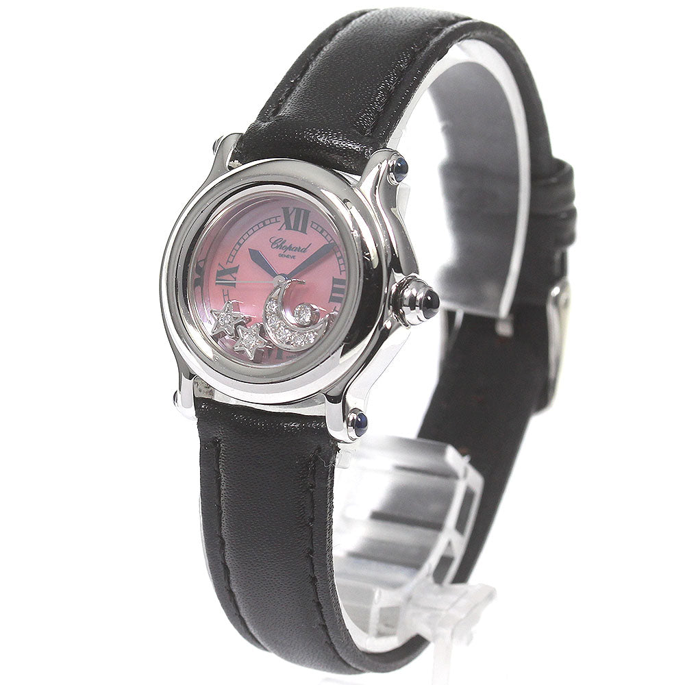 Chopard Happy sports 27/8250-21 moon & star Pink shell Dial Quartz Ladies_737623